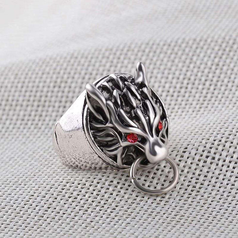 Bague Loup Garou (Acier)